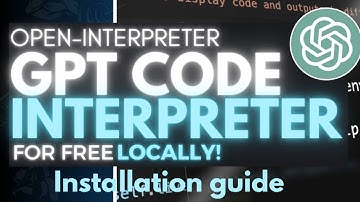 ChatGPT Code Interpreter For FREE! - Open Interpreter (Installation Guide) - 2023