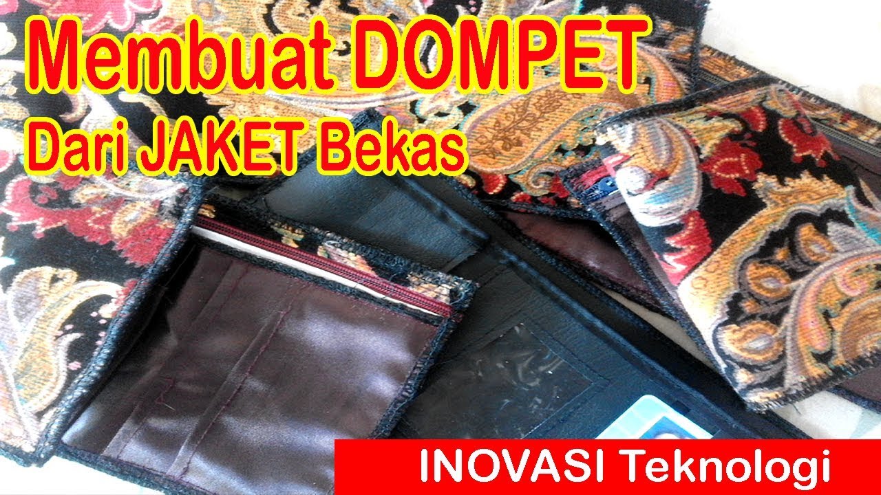  Cara  Membuat  Dompet  Kulit Dari  Jaket Bekas  YouTube