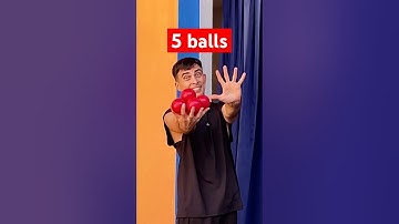 5 balls #tutorial #learning #juggling #жонглювання #shorts #viralshorts #edm