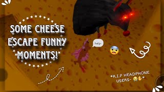 ☆ - Cheese Escape Funny Moments!! (PLEASE DO NOT WEAR HEADPHONES- 😭✋️)