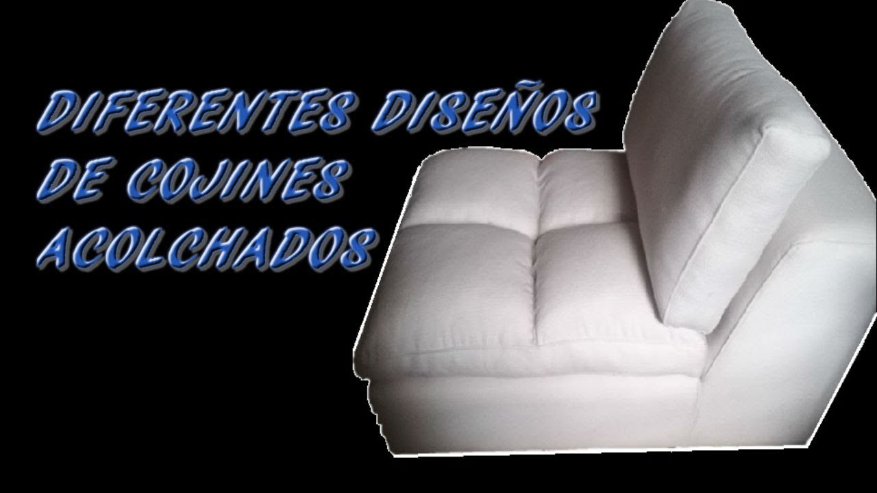 Diferentes diseños de cojines acolchados