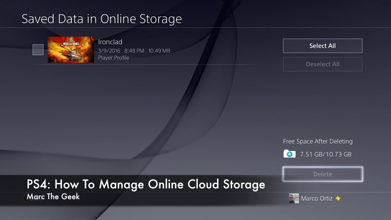 Uses and How to Use PS4 Cloud Storage