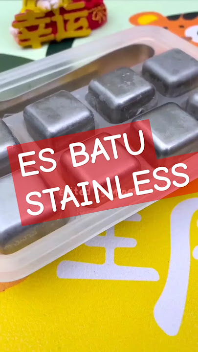 Es Batu Stainless - Tidak Meleleh & Bisa Dipakai Ulang#EsBatuStainless #IceCubeStainless #EsBatu