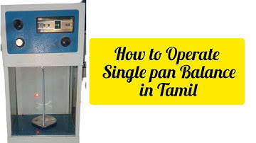 How to operate Single pan Balance|| Part-1 || Machanical Balance ||@Letsknowservice