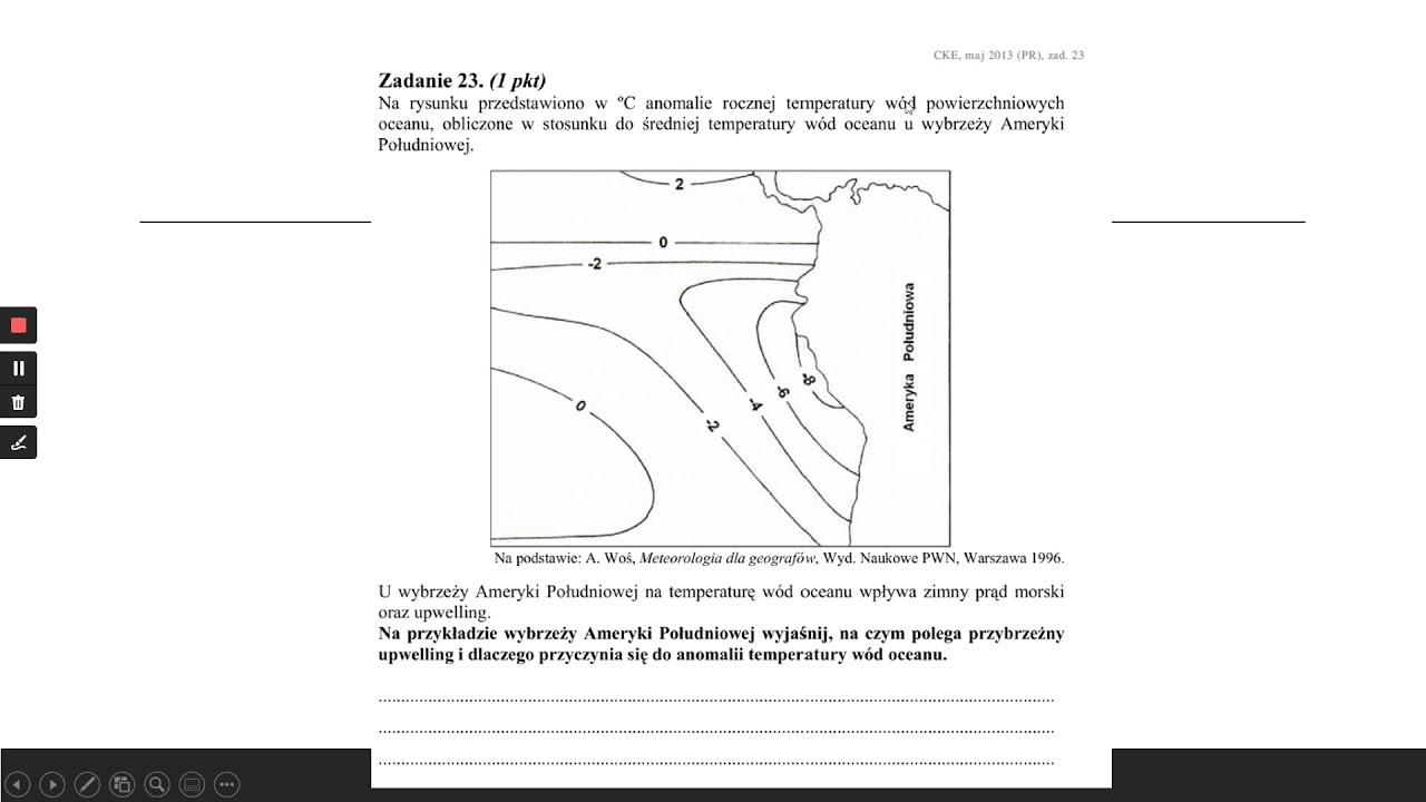 Geografia Sprawdzian Atmosfera I Hydrosfera Hydrosfera Test