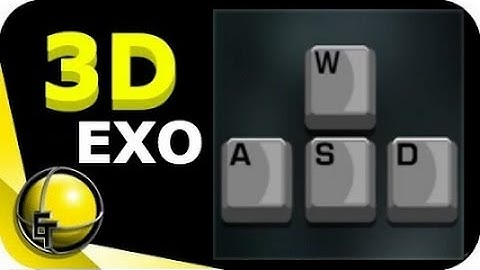 Advanced Warfare - 3D Keyboard Buttons - EASY 3D WASD PC Emblem Tutorial