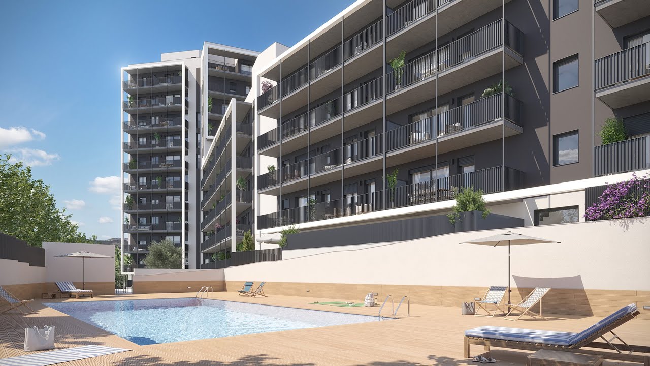 Mesmer | Modernos y exclusivos pisos en Badalona espectaculares vistas al parque de Montigalá