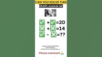 Can you solve this Maths puzzles? | Math puzzles bring Test #mathgame #ytshorts#viralshorts #bobby