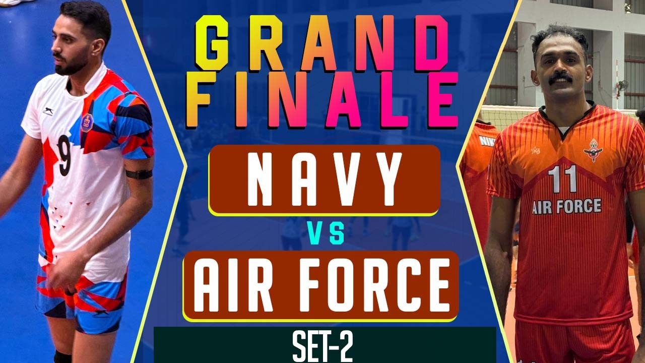 INDIAN AIR FORCE vs INDIAN NAVY | INTER SERVICES FINAL 🔥 SET 2 HIGHLIGHTS 🏐