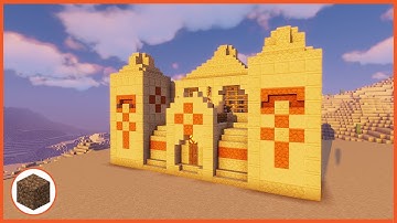 How To Build A Desert Temple Starter House In Minecraft Survival