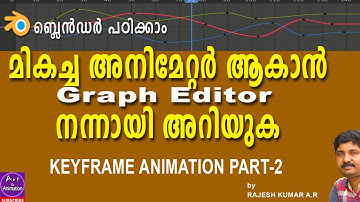 Blender animation tutorial-keyframe animation-PART2