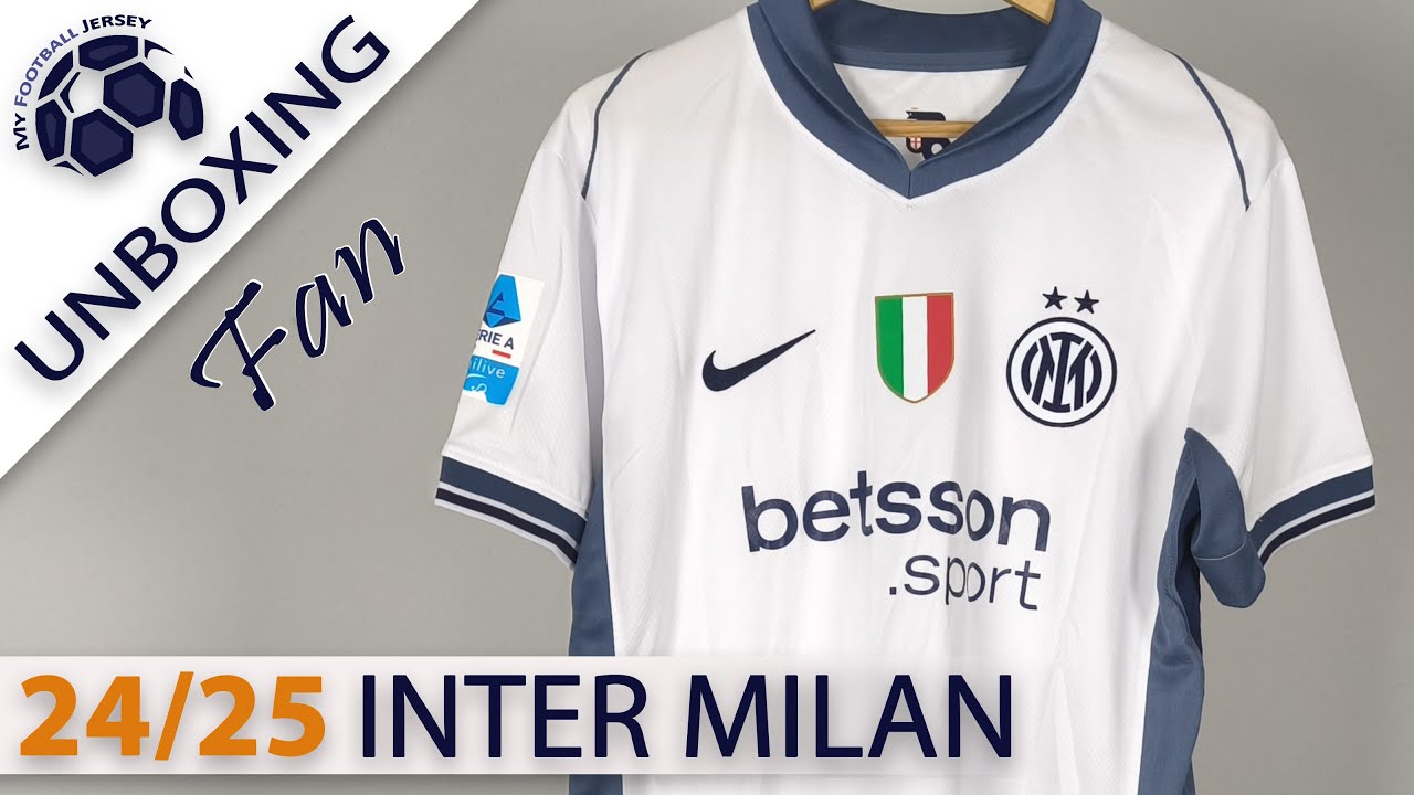 Inter Milan Away Jersey 24/25 Thuram (KitMM) Fan Version Unboxing