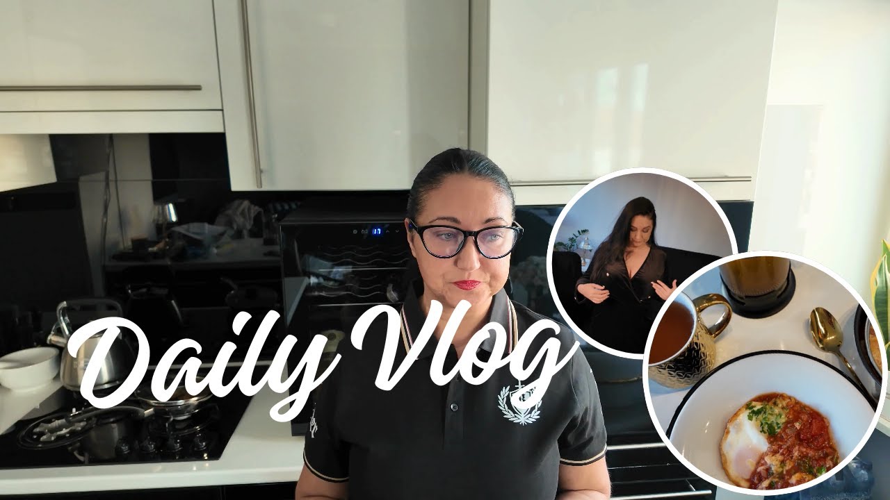 DAILY VLOG - SZAKSZUKA🥘ZAKUPY Z BIEDRONKI🛒SUKIENKA Z TEMU👗