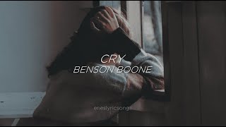 Cry - Benson Boone (Sub. Español + Inglés)