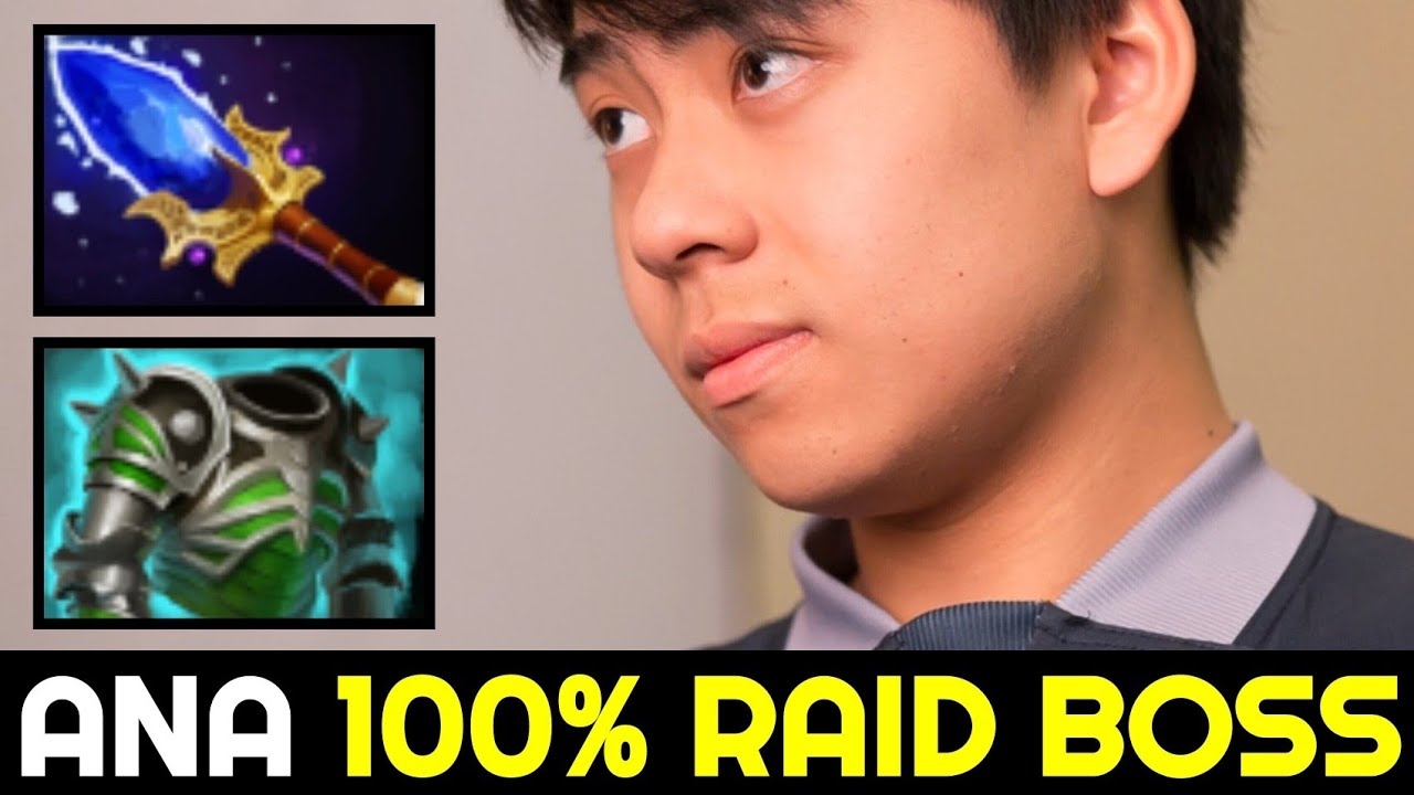 T1.ANA Unstoppable Raid Boss with Fast Scepter Build 7.32b Dota 2
