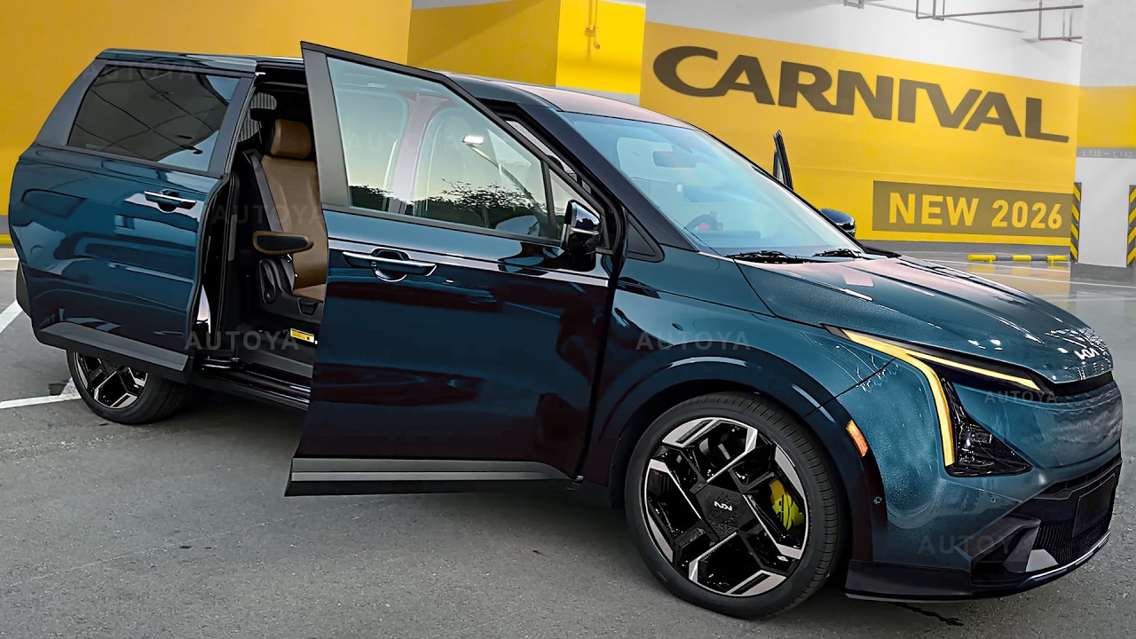 New 2026 Kia Carnival - FIRST LOOK at Plug-In Hybrid MPV with 2nd ...