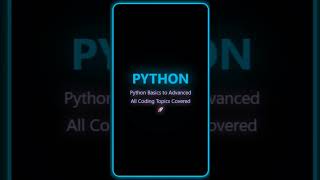 Python Basic To Advance 👍#shorts #shortsfeed #pyhton #code #programming