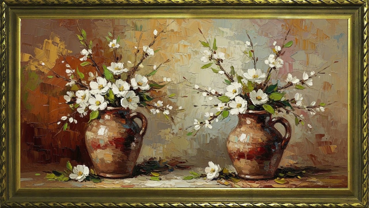 Elegant Floral Still Life | Calm Luxury Wall Art