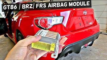 GT86 SUBARU BRZ SCION FRS AIR BAG MODULE REMOVAL REPLACEMENT  AIRBAG MODULE