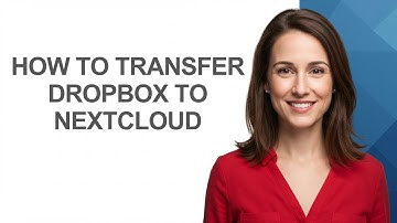 How to Transfer Dropbox to Nextcloud - AshleyHowTo