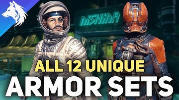 Starfield - Alle 12 unieke pantsers/ruimtepakken en hoe je ze kunt krijgen