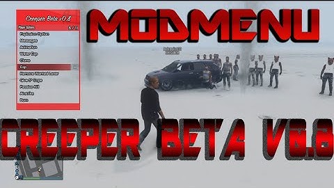 Free Modmenu Gta V Creeper Beta V0.8- 1.27 Rgh/jtag ShowCase!!