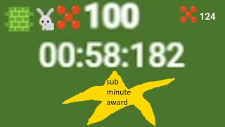 Google Snake Fast Wall 5a 100 Apples in 58.182s (Former WR)