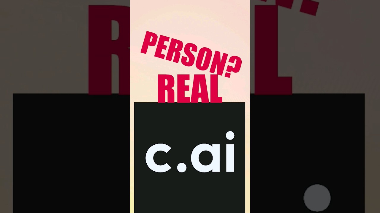 Is CHARACTER.AI A Real Person #characterai #characteraivideos