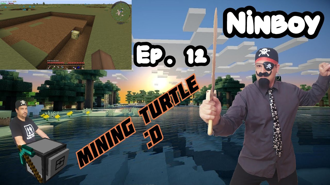 Ftb infinity evolved expert mode ep 12 mining turtle youtube