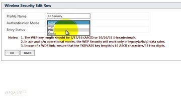 AP-8100/8000/800 Basic Default Settings