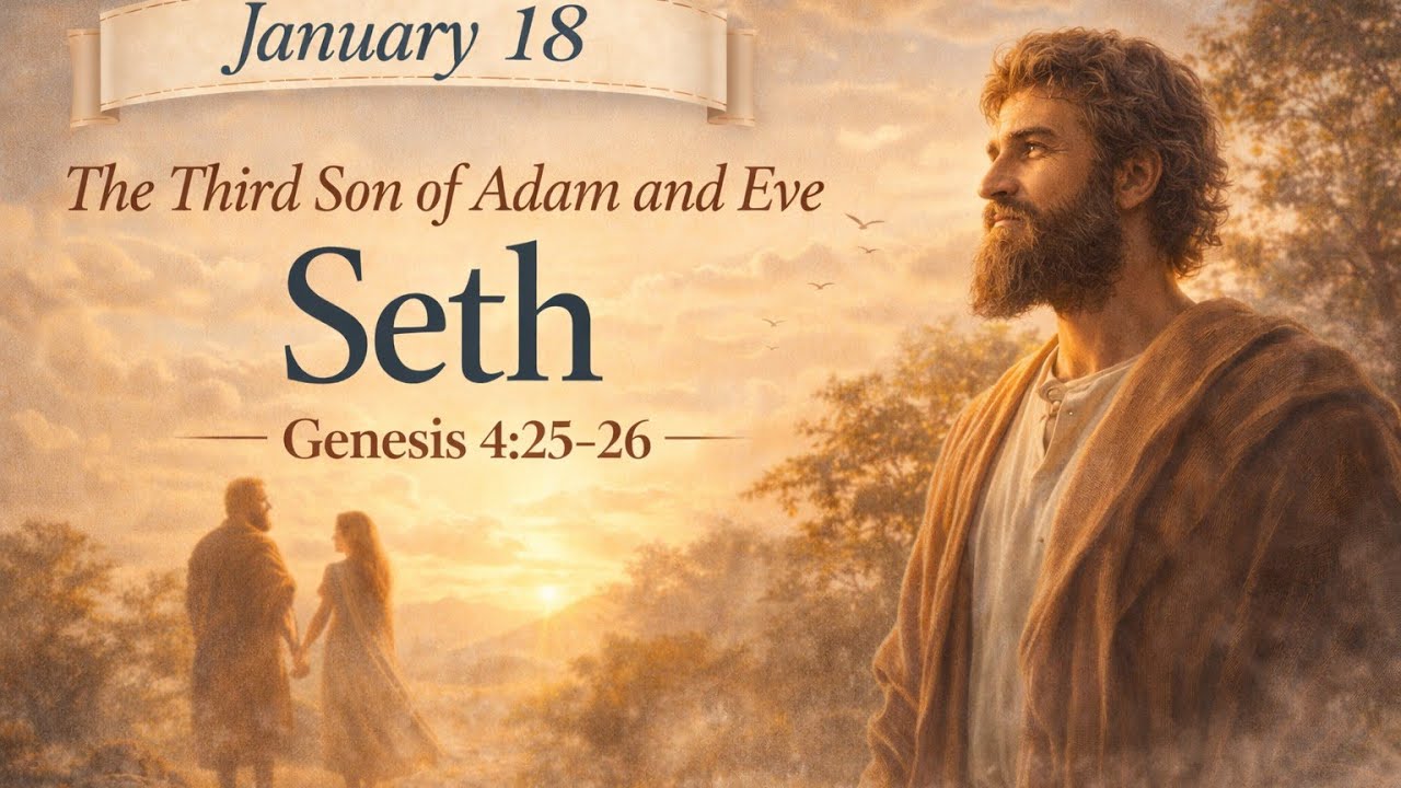 January 18: The Third Son of Adam and Eve - Seth - Genesis 