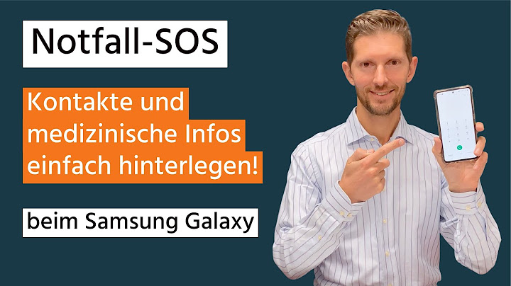 Notfall-SOS: Notfallkontakte und medizinische Infos im Handy hinterlegen (Samsung)