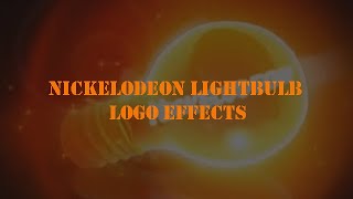 Nickelodeon Lightbulb logo effects