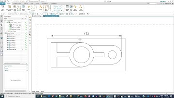Tangent Dimensioning in Drafting in NX