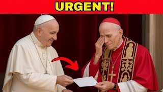 Pope Francis leaves a letter to Pope Leo XIV before dying… and what's written in it makes him cry.