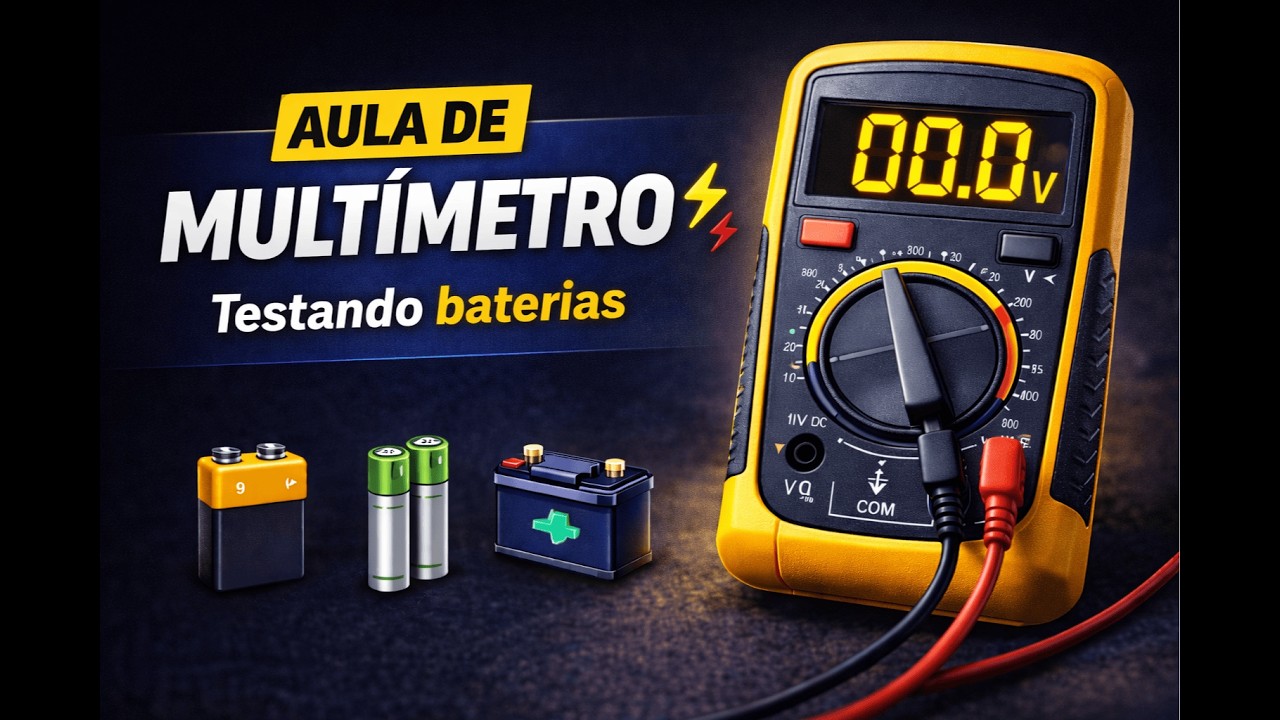 Como Usar o Multímetro para Testar a Bateria do Carro