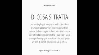 EgStudio Agenzia Web - Che cos'è una Landing Page?