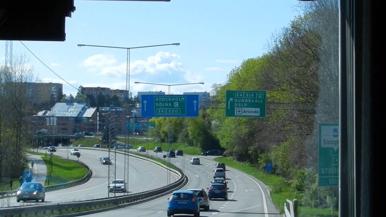 Stockholm - Bus 178 from Danderyds Sjukhus to Helenelund 2015 05 03