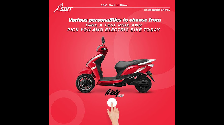 Electric Scooter Range by AMO