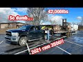 I BOUGHT A HUGE DIESEL FORKLIFT…I decided to try and haul it with my 2021 ram 3500!!