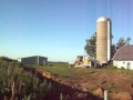 60 foot silo demolition with a d7 caterpillar