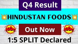 Hindustan foods q4 result • Hindustan foods q4 result 2022 • Hindustan foods share latest news