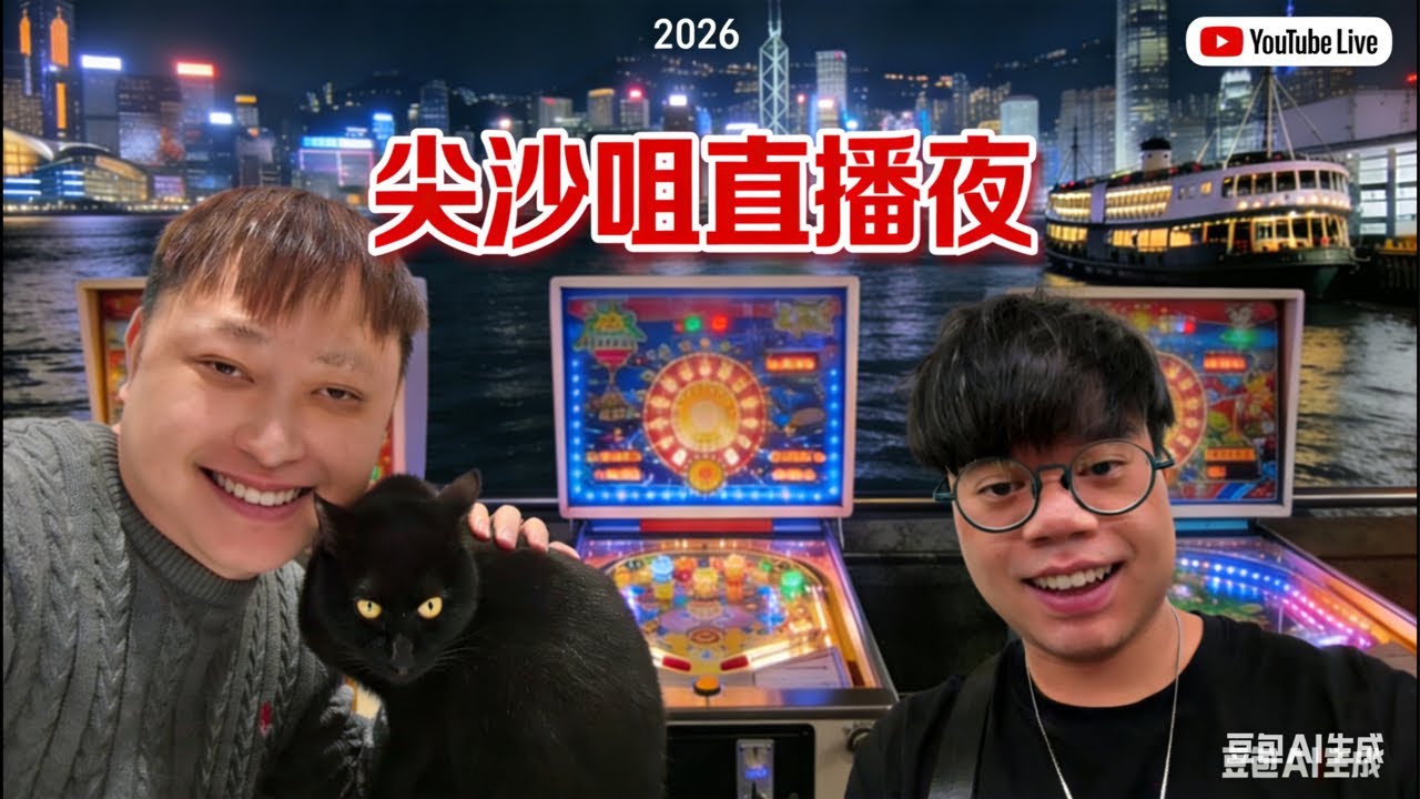 [LIVE]今晚尖沙咀直播夜！挑戰彈珠機！ @男哥日記