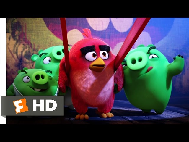 Angry Birds: The Slingshot Scene -Verb + Gerund or + Infinitive