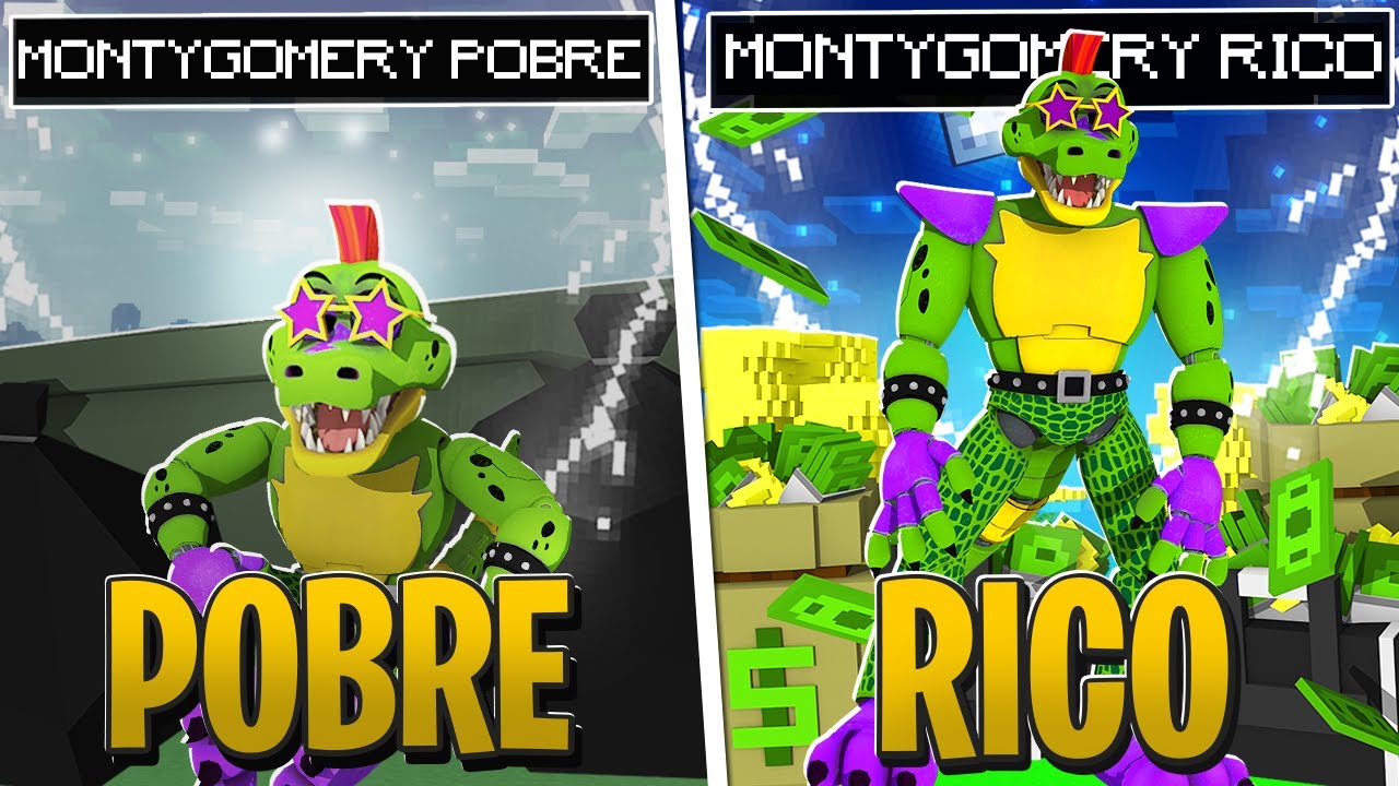 RICO X POBRE DO MONTGOMERY GATOR NO MINECRAFT!