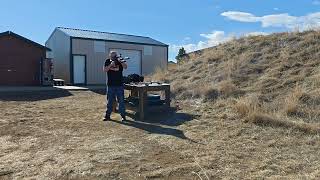 Shots only of the low backpressure suppressor testing