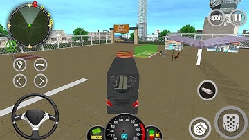 Coach Bus Simulator 2018 Mobile Bus Driving - All Buses Unlocked - Gas Station - Android Gameplay 3D