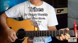 Tribes by Victory Worship | Easy Guitar Chords key of D Tutorial with lyrics