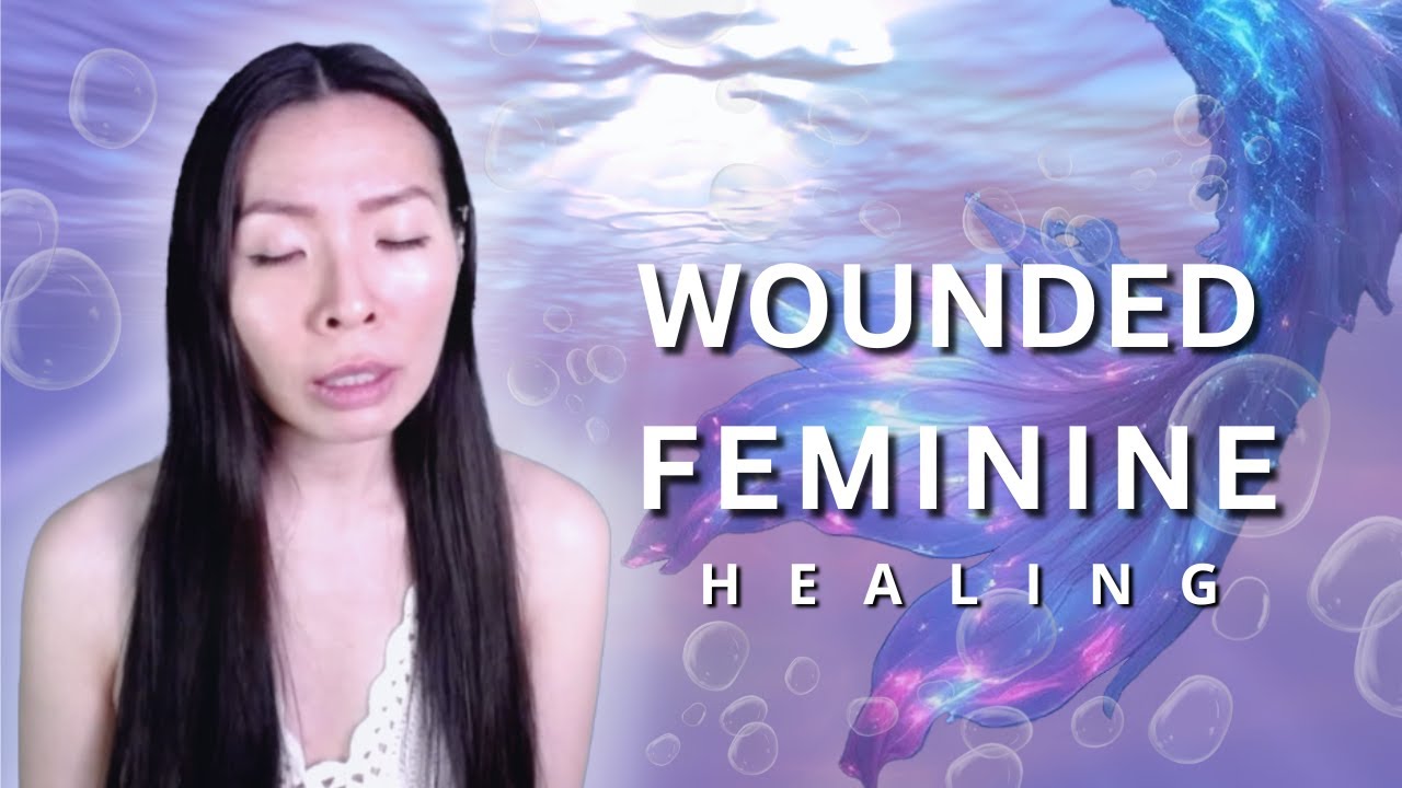Wounded Feminine Healing | Light Language Sound Healing 432Hz - YouTube