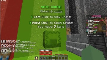 Imagine opening 5 vote crate keys on FireMC..💀😭
